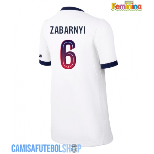 Camisa de time de futebol Paris Saint-Germain Ilya Zabarnyi #6 Replicas 2º Equipamento Feminina 2026-27 Manga Curta